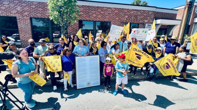 Child Care Providers Rally for Fair Contracts Ahead of Election